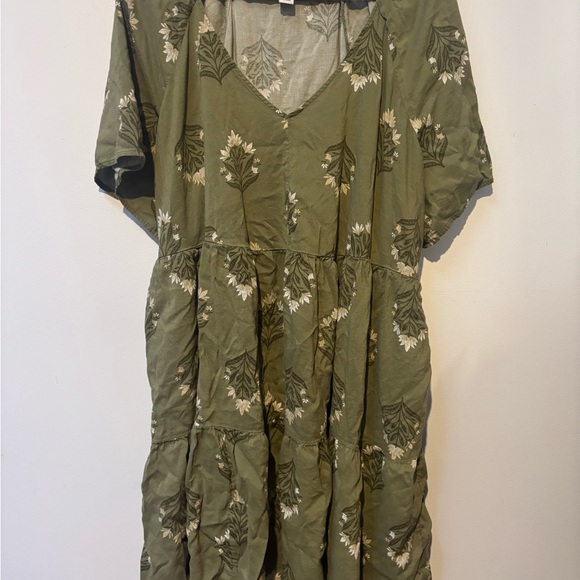 Old Navy Green  Midi Sundress - Picture 2 of 3